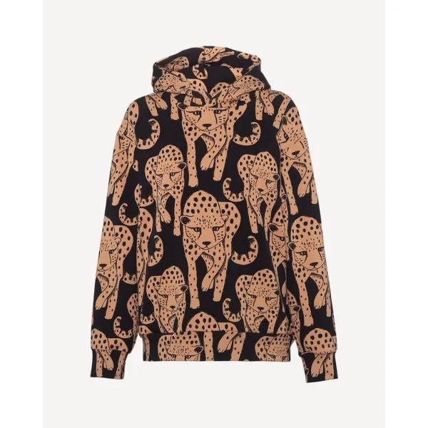 LUOTO huppari unisex, Gepardi, kinuski - musta