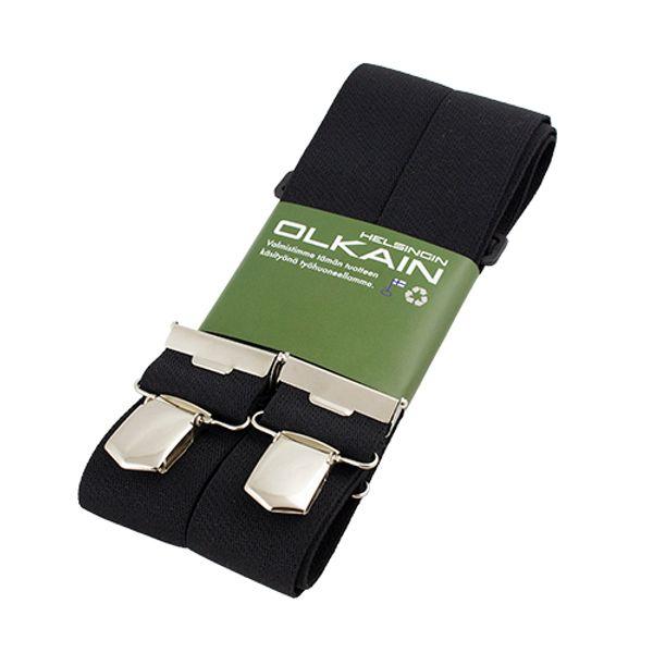 Henkseli kierrätyspolyesteri musta