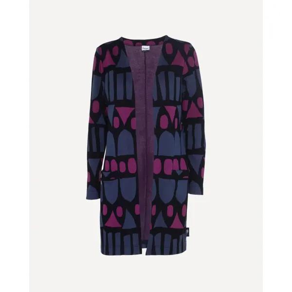 LUMO neuletakki, Raanu, mustikka - violetti