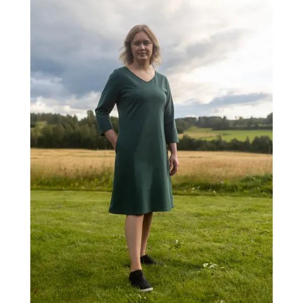 SAIMA mekko, tummanvihreä