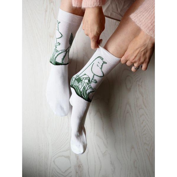 Muumimamma puutarhassa, luomupuuvillasukka