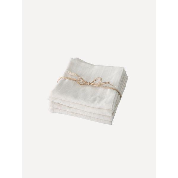 Luomupuuvillainen harsovaippa, valkoinen