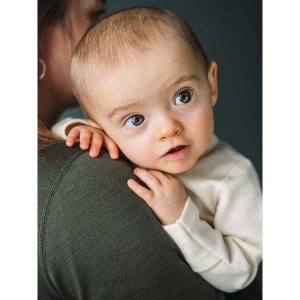 Vauvan body merinovillaa - Valkoinen