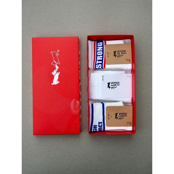 Lahjapakkaus - Voima-sukat, 3 sukkaparin pakkaus