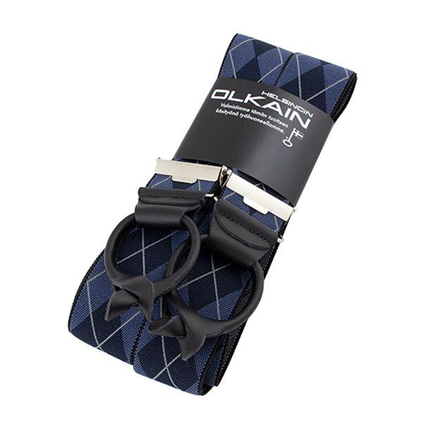 Nappihenkseli salmiakkiruutu sininen