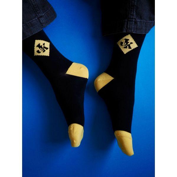 JK - Janne Kataja x Sidoste, mustat luomupuuvillasukat