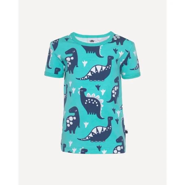 VISA t-paita, Dino, turkoosi - mustikka
