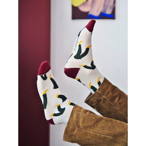 Juoksujalkaa -luomupuuvillasukat , Hanna-Riikka Heikkilä x Sidoste