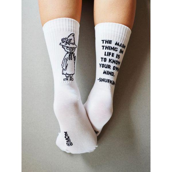 Nuuskamuikkunen: The main thing in life... -luomupuuvillasukka