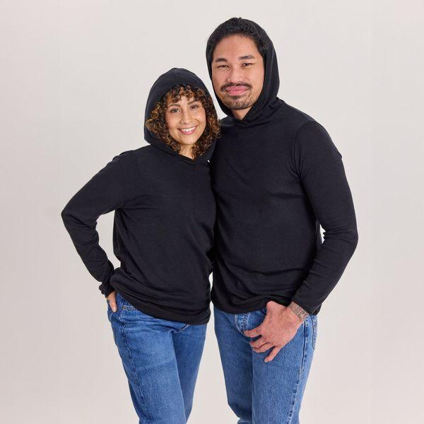 Unisex huppari, merinosilkki