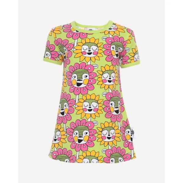 VIOLA tunika, Kukkakansa, omena - pinkki - aurinko