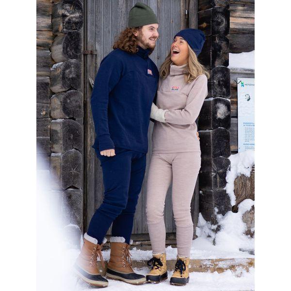 Ulkoiluhousut merinovillaa, unisex - Hiekka