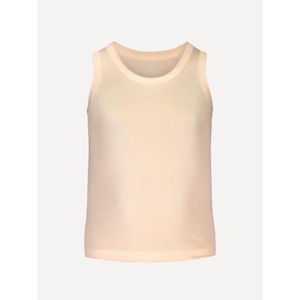 OUTLET: Lasten hihaton aluspaita silkkiä, puuteri