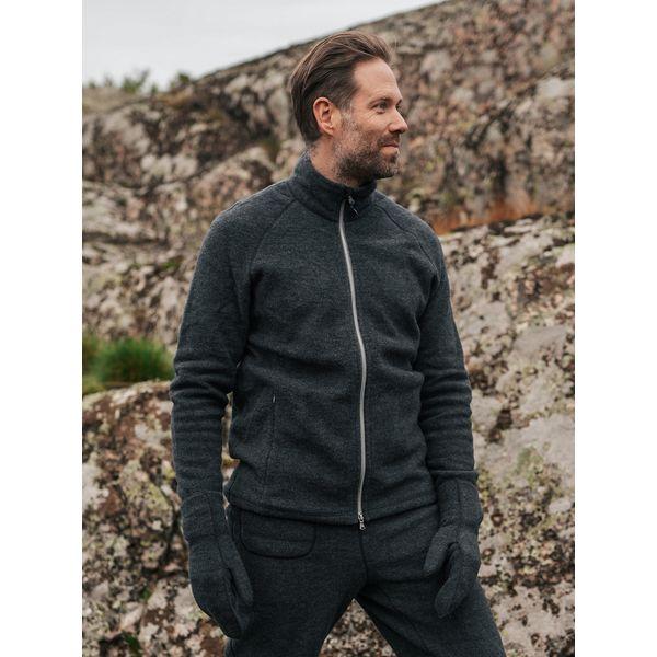 Miesten villafleecetakki - Antrasiitti