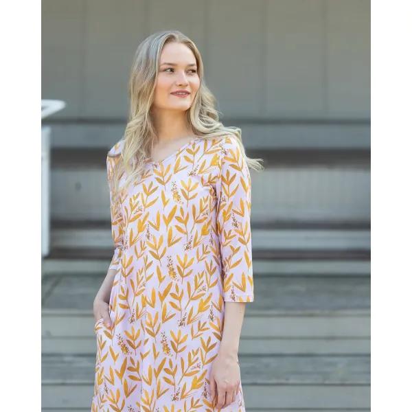 SAIMA mekko, Heinikko, roosa - okra