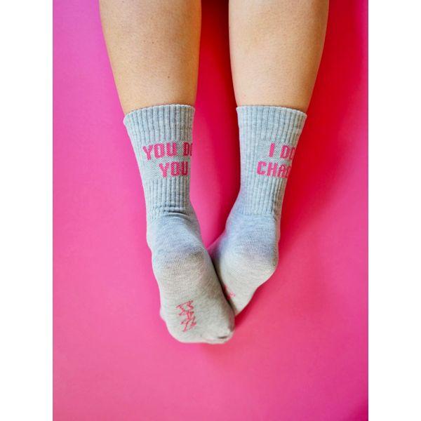 YOU DO YOU / I DO CHAOS -luomupuuvillasukat