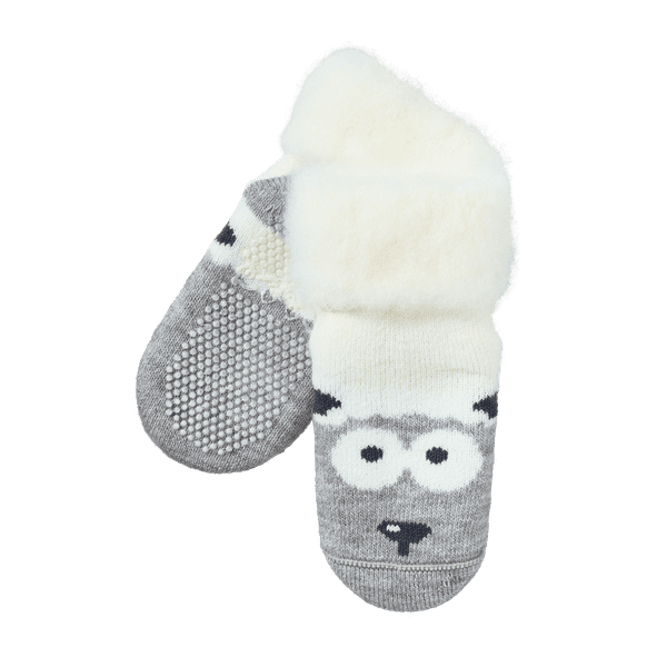 Lasten lammasjarrupörrö - Vaalean harmaa