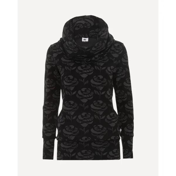 HALLA huppari, Ruusu, varjo - musta