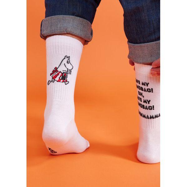 Muumimamma: Save my handbag, luomupuuvillasukka