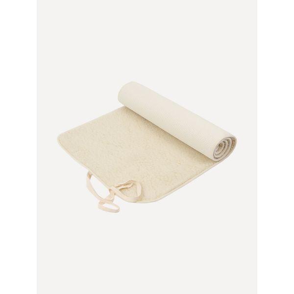 Joogamatto villaa, valkoinen