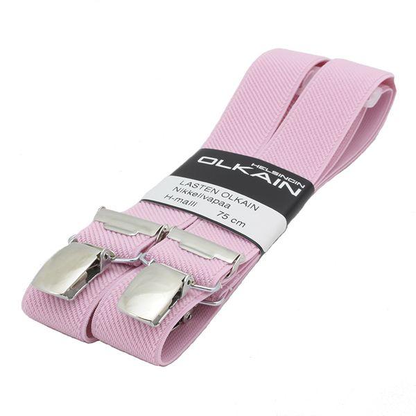 Lasten henkseli vaaleanpunainen