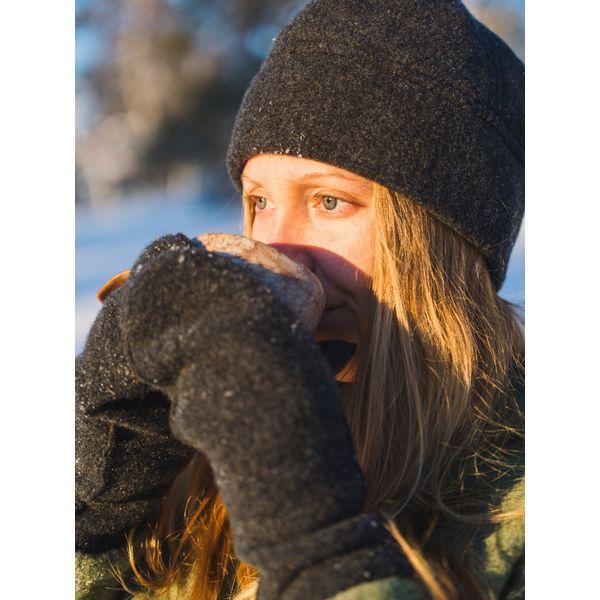 Lapaset villafleeceä - Antrasiitti