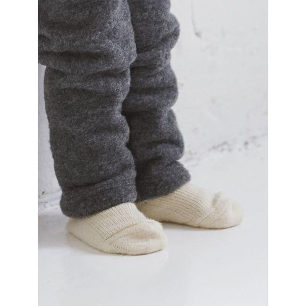 Lasten nilkkasukat merinovillaa - Valkoinen