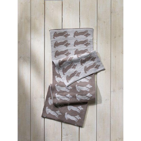 Merinovillahuivi, Koirat- harmaa-beige