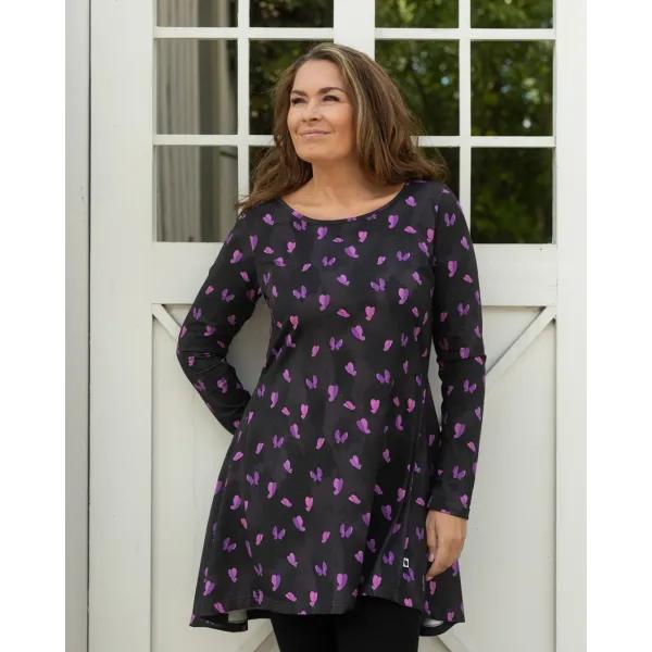 HEIJA tunika, Lento, violetti