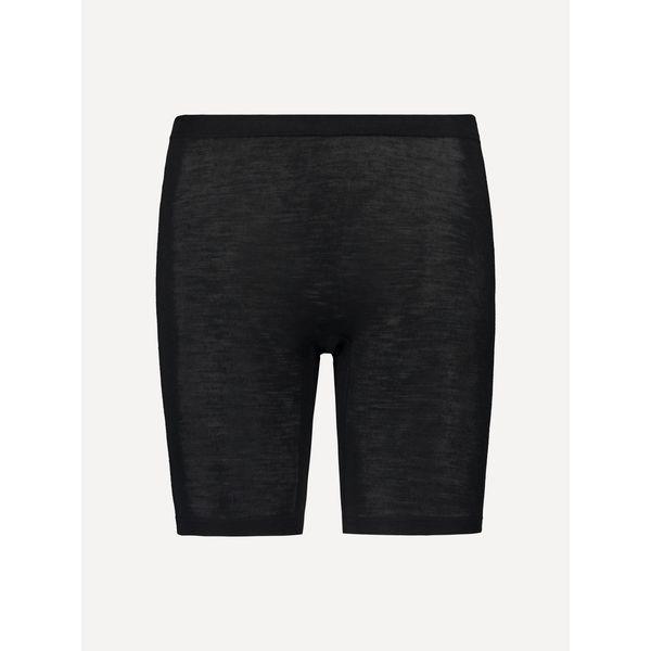 Puolihousut silkkivillaa, unisex, musta