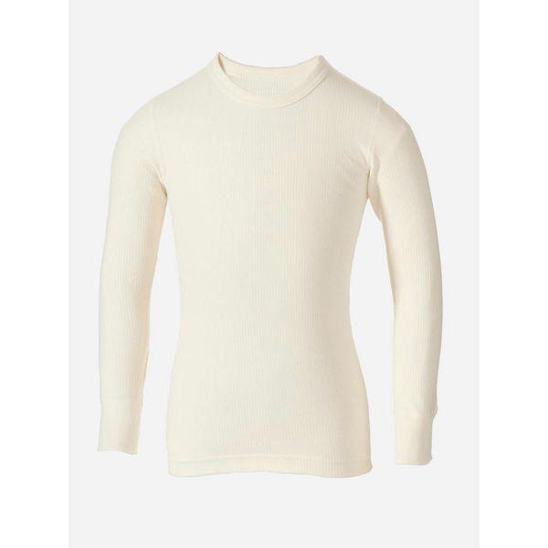 OUTLET: Lasten pitkähihainen aluspaita puuvillaa, valkoinen