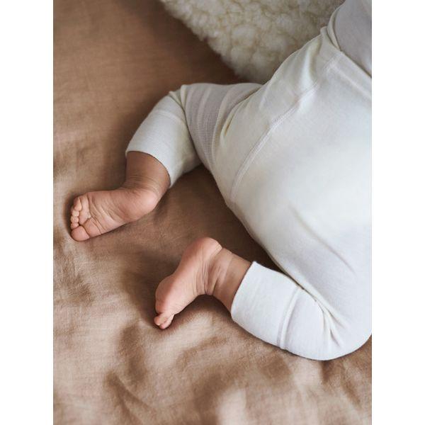Vauvan alushousut silkkivillaa, valkoinen