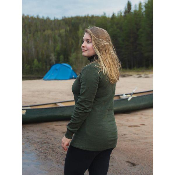 Poolopaita merinovillaa, unisex - Vihreä