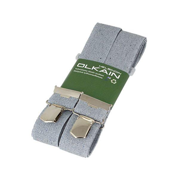 Henkseli kierrätyspuuvilla harmaa