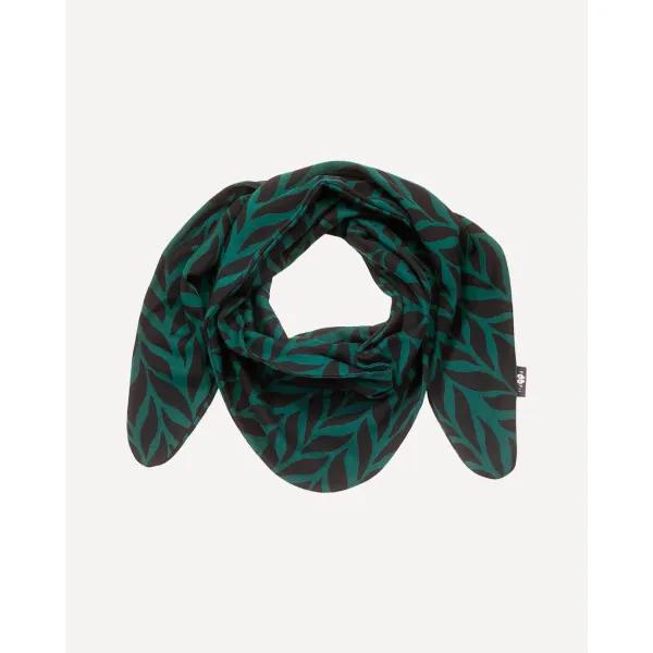 HUIVI jacquard, Palmikko, tummanvihreä - musta